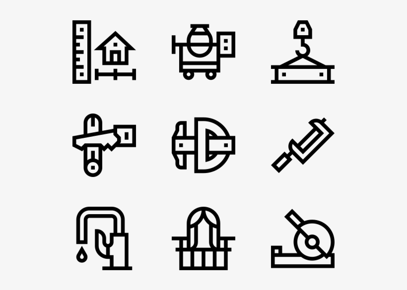 Construction - Police Line Icon, transparent png #9433336