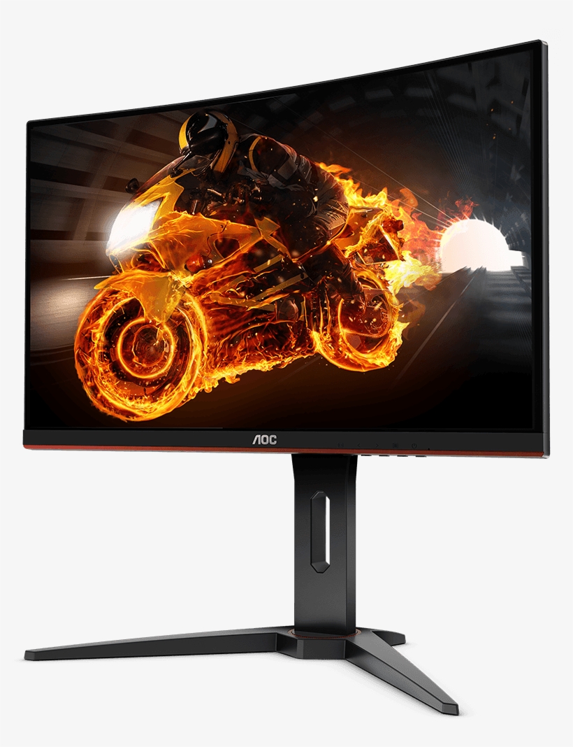 Aoc Introduces New G1 Series Curved Gaming Monitors - Aoc Gaming Monitor C24g1, transparent png #9433828