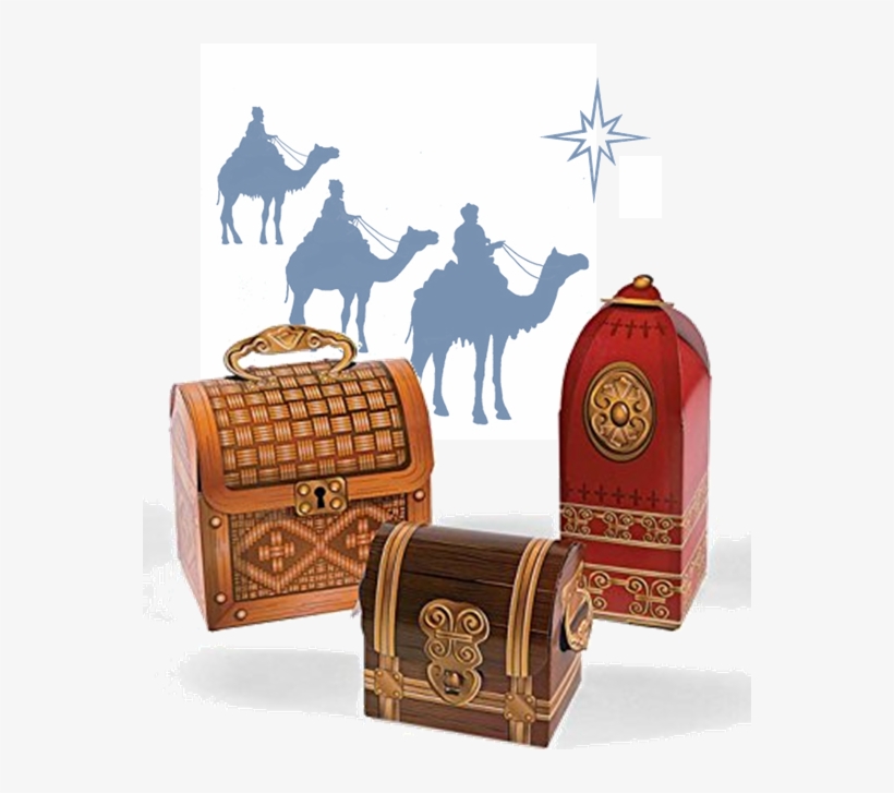 Boxing Clever 3 Wise Men Gospel Magic Trick Christmas - Nativity Gold Frankincense And Myrrh, transparent png #9433908