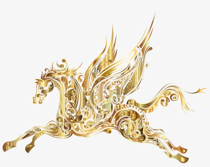 Big Image - Horse Gold, transparent png #9434227