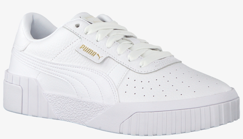 White Puma Sneakers Cali - Witte Puma Schoenen, transparent png #9434543