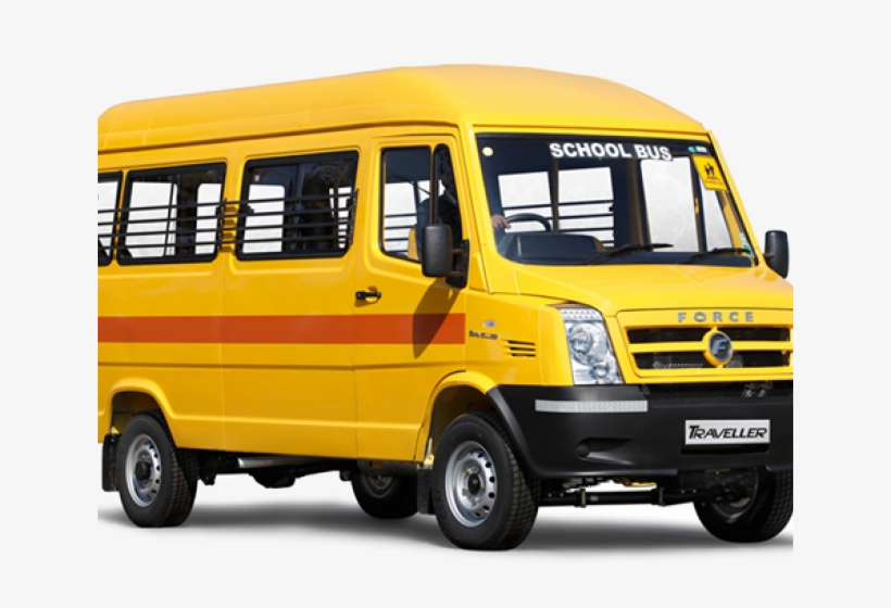 Tempo Traveller School Bus, transparent png #9434869