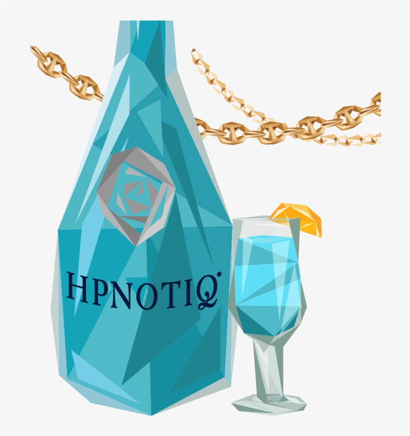 Home Bottle Bluebreeze Mobile - Hypnotic Liquor Logo Png, transparent png #9434872