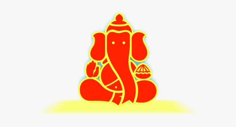 Hindu God Ganesha - Illustration, transparent png #9435044