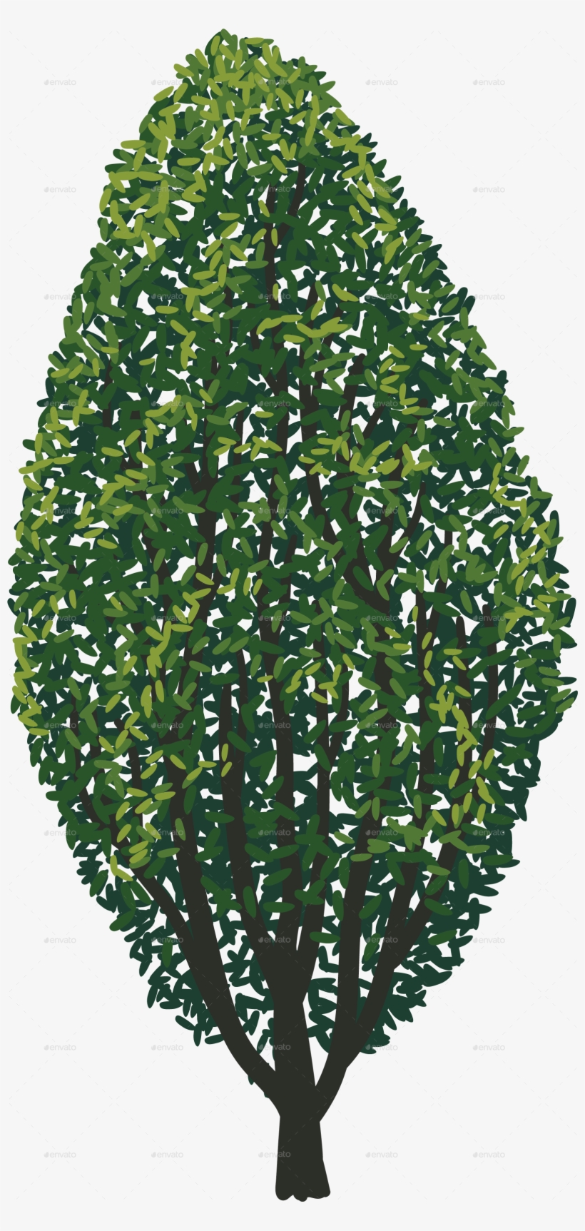 Tree 13 No Stroke - Christmas Tree, transparent png #9436286