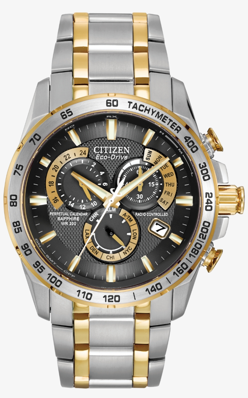 Images - Citizen Eco Drive Gold And Silver, transparent png #9436502