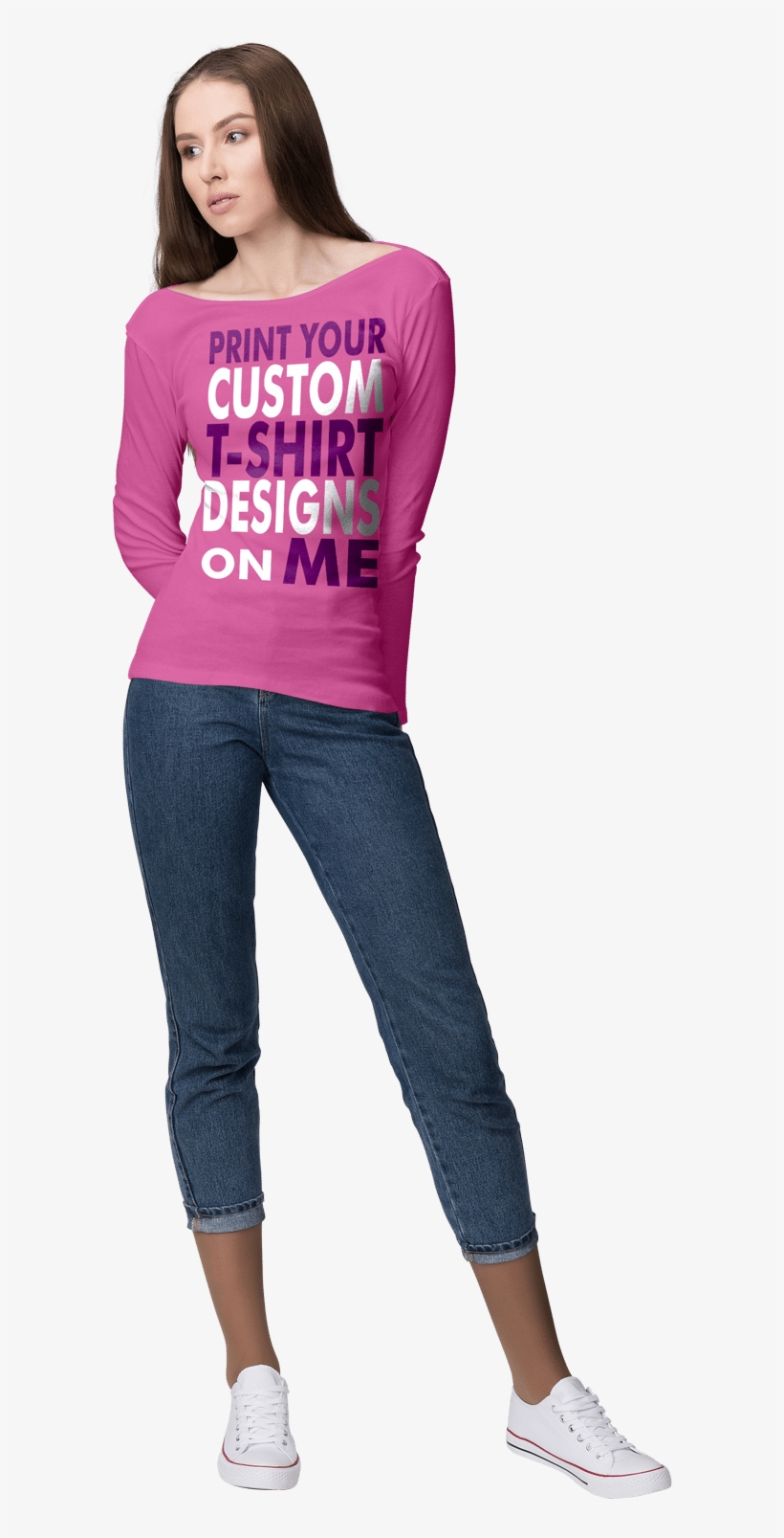 Design Studio - T Shirt Model Png, transparent png #9438035