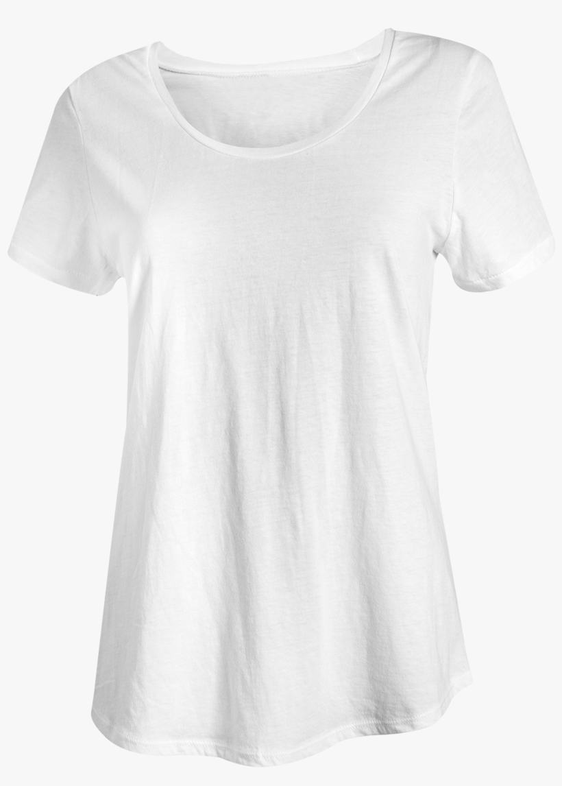 Front Back - Remera Blanca Espalda Mujer, transparent png #9438063