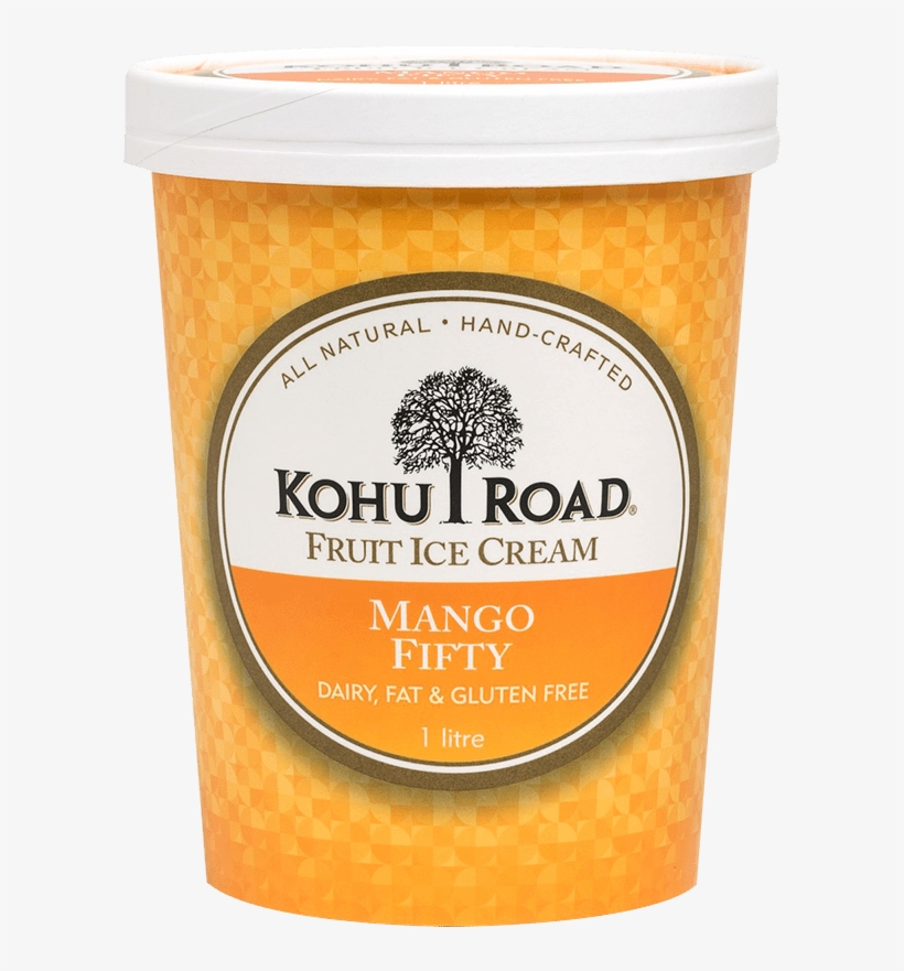 Kohu Road Mango Fifty Fruit Ice Cream Gluten Free 1 - Grated Parmesan, transparent png #9438237