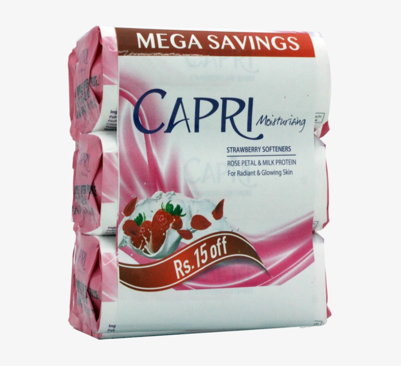 Capri Soap 3x100g Rose Petal & Milk Protein - Capri, transparent png #9438354