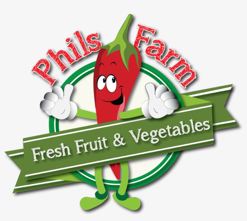 Printing Logo Design For Phils Farm Fresh Fruit And - Vegetable, transparent png #9438777