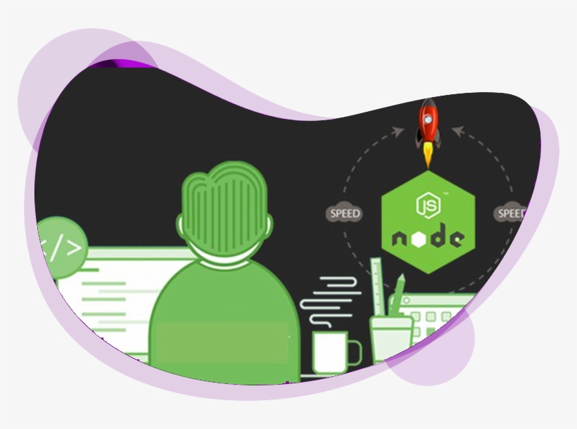 Top Nodejs Development Company In India - Node.js, transparent png #9439073