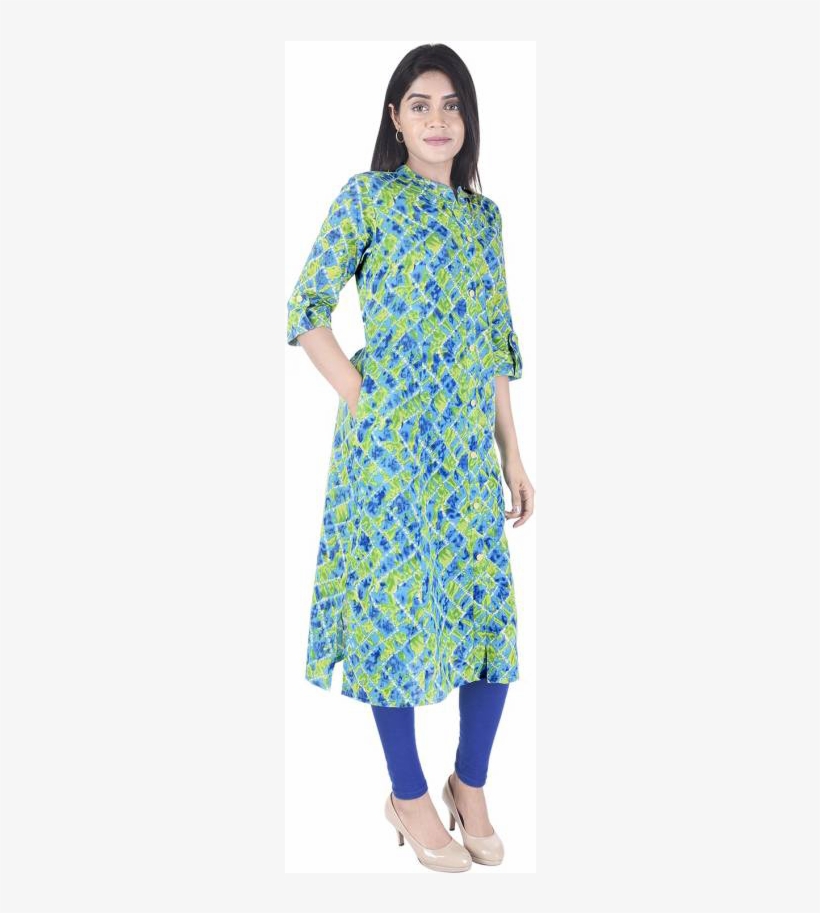 Jai Kurties Women's Printed Straight Kurta - Day Dress, transparent png #9439542