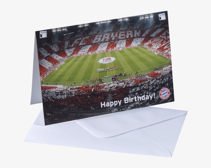 Card Happy Birthday - Soccer-specific Stadium, transparent png #9439649