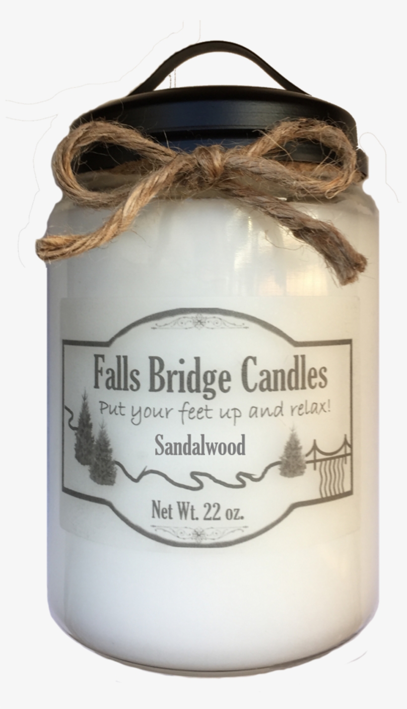 Sandalwood, Scented Jar Candles - Falls Bridge Candles, transparent png #9439801