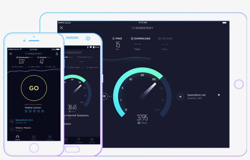 Speedtest For Androidspeedtest For Ios - Speedtest Net, transparent png #9439804