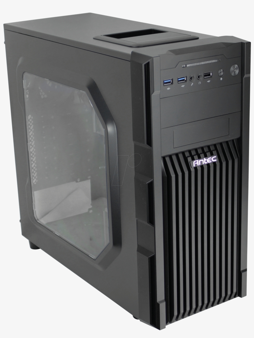 Antec Gx200 Window Blue - Antec Gx200 2 Usb 3.0, transparent png #9440109