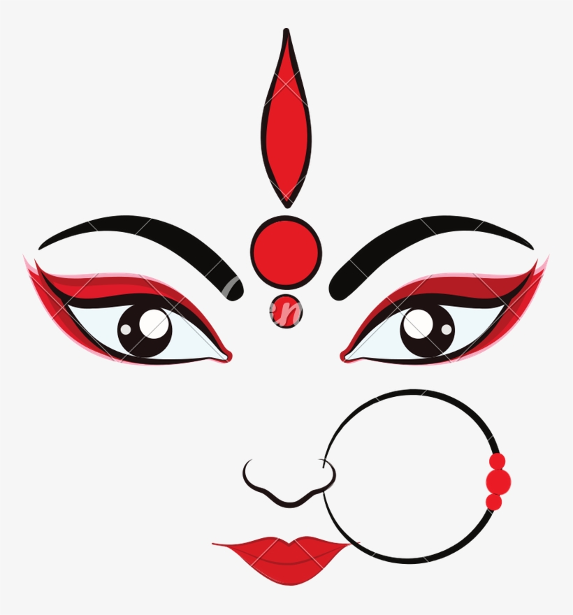 755 X 800 2 - Dussehra Goddess, transparent png #9440723