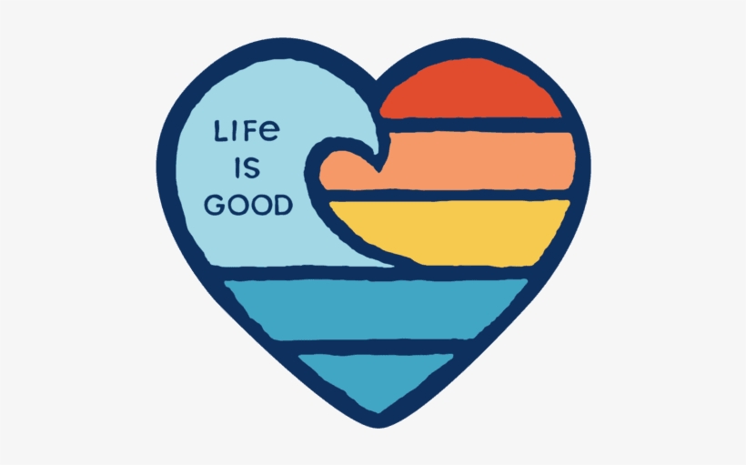 New Wave Heart Small Die Cut Decal - Heart, transparent png #9440954