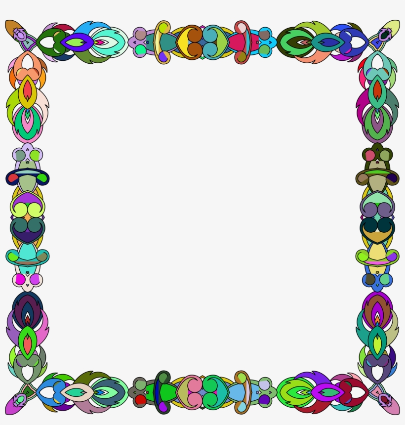 This Free Icons Png Design Of Colorful Abstract Frame, transparent png #9441027