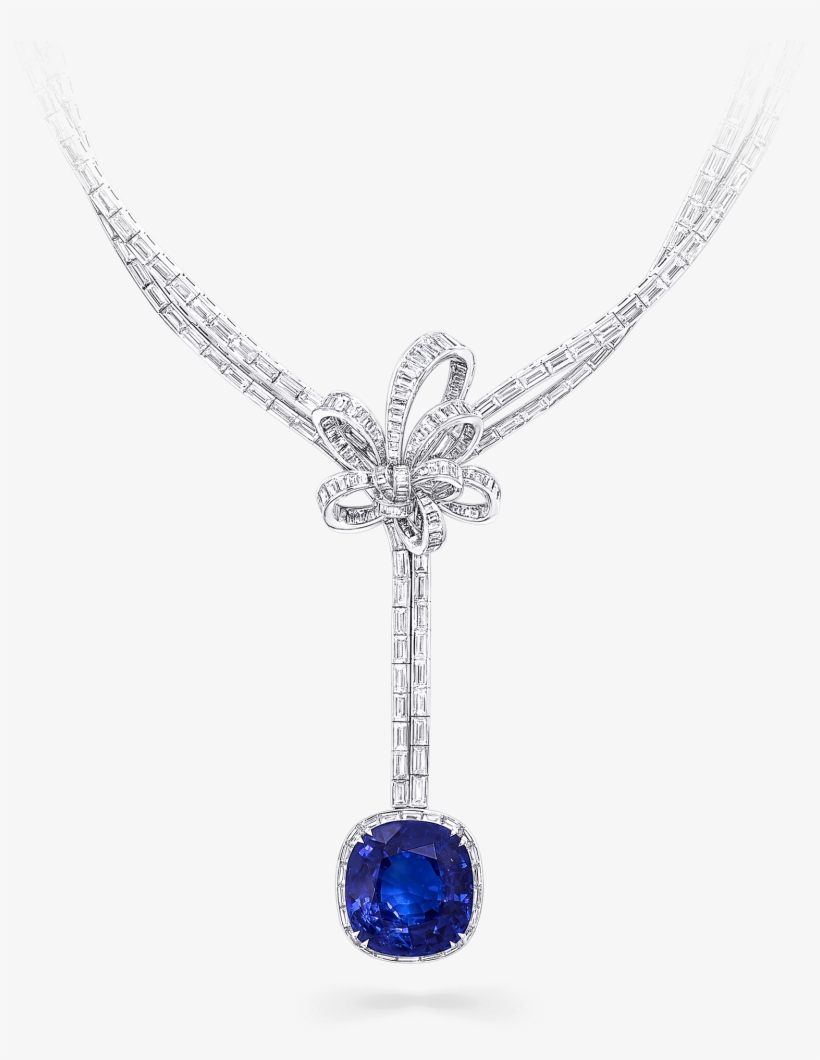 Close Up Of A Graff Inspired By Twombly Sapphire And - Locket, transparent png #9441445