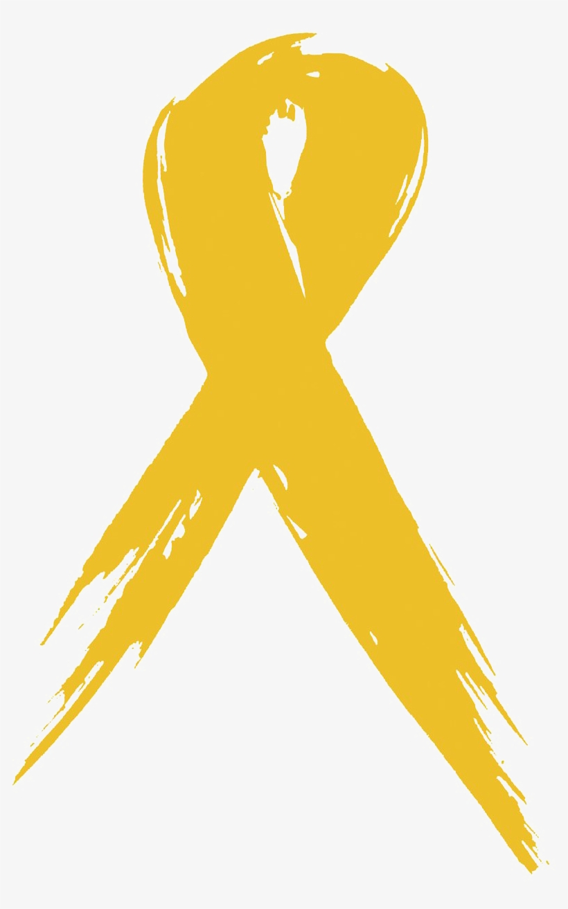 Yellow Ribbon Png Free Download - Breast Cancer Ribbon, transparent png #9443138
