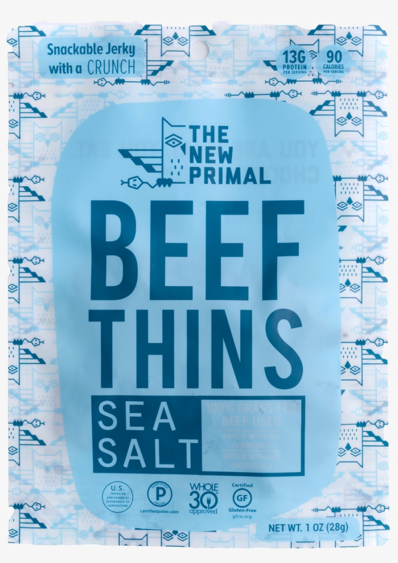 100% Grass-fed Beef Thins™ - Paper, transparent png #9443171