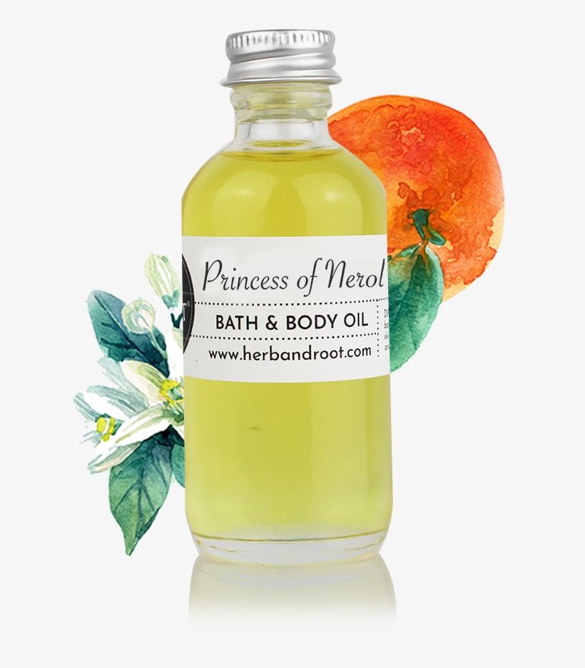Princess Of Nerola Bath & Body Oil Herb & Root - Bottle, transparent png #9443617
