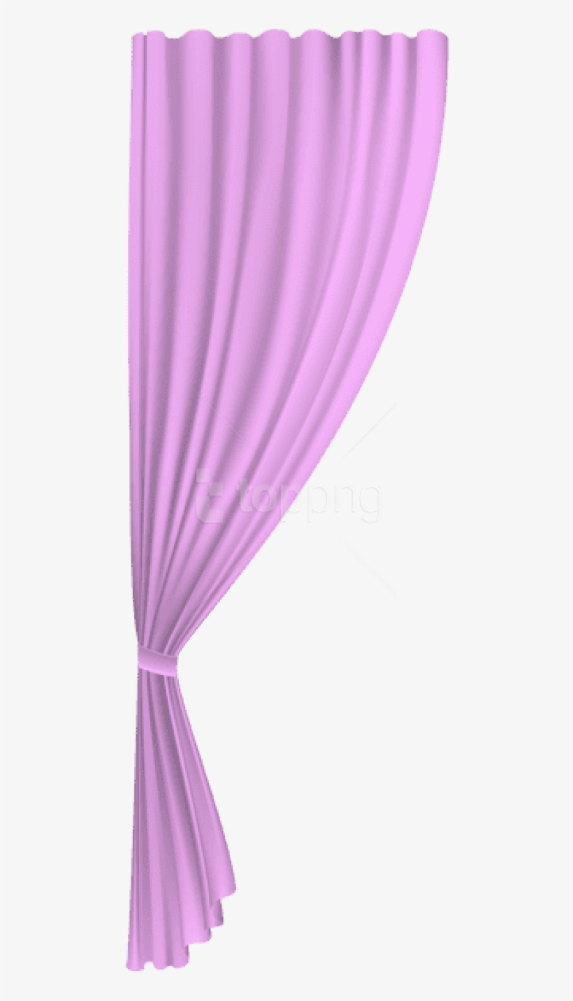 Free Png Download Pink Curtain Transparent Clipart - Pink Curtain Drapes Png, transparent png #9444018
