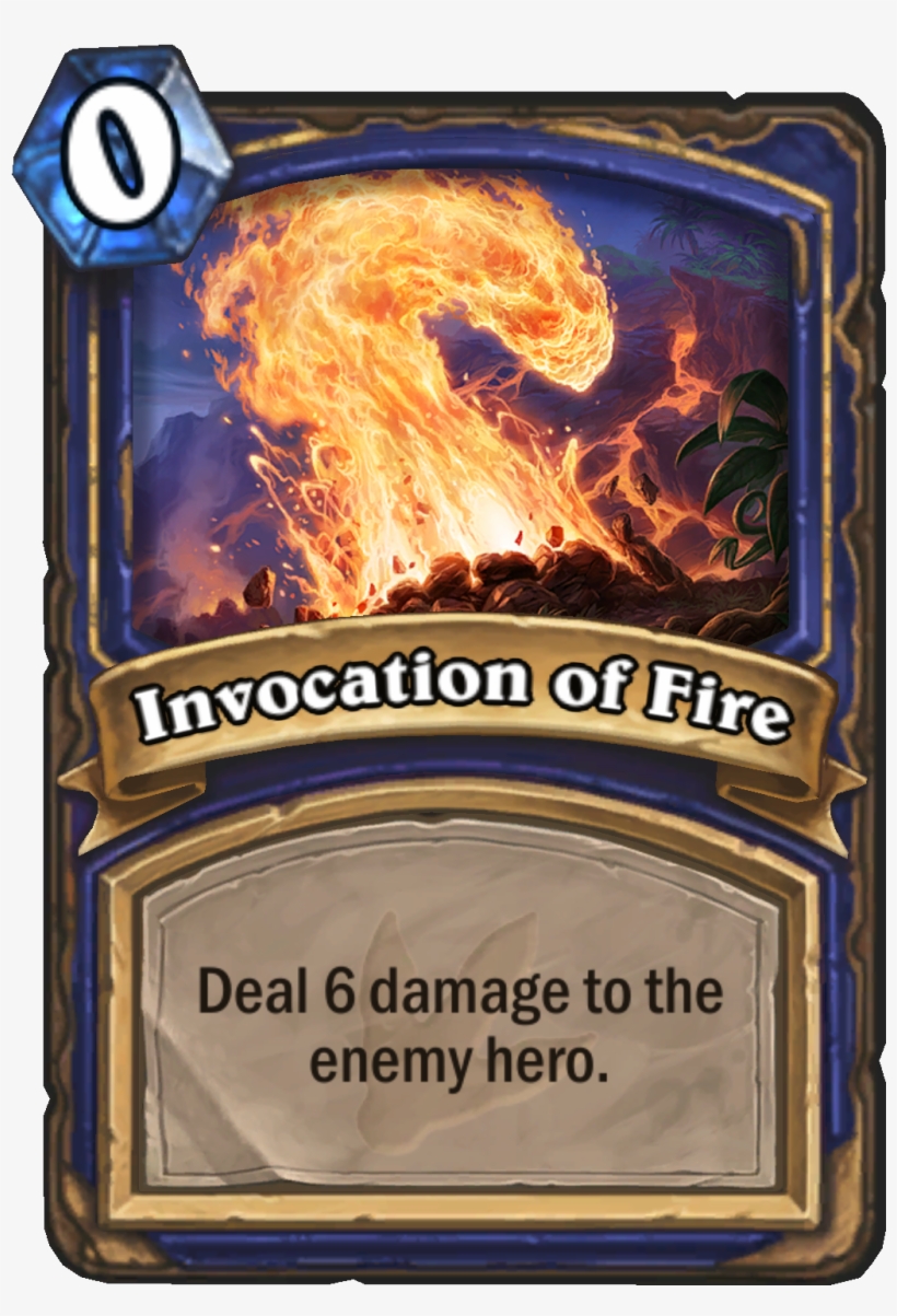 Enus Invocationoffire - Hearthstone, transparent png #9444838