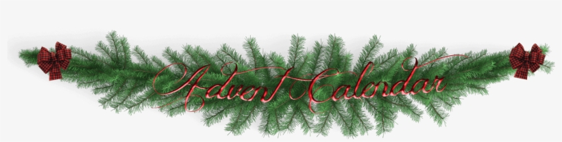 Advent Calendar Garland - Wreath, transparent png #9445162