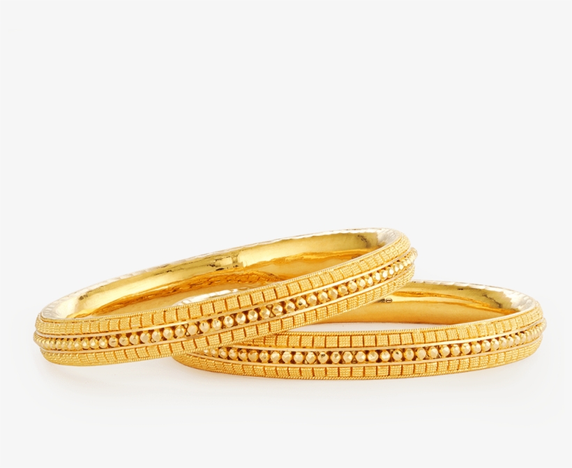 22ct Gold Jali Kada Bangles - Bangle, transparent png #9446222