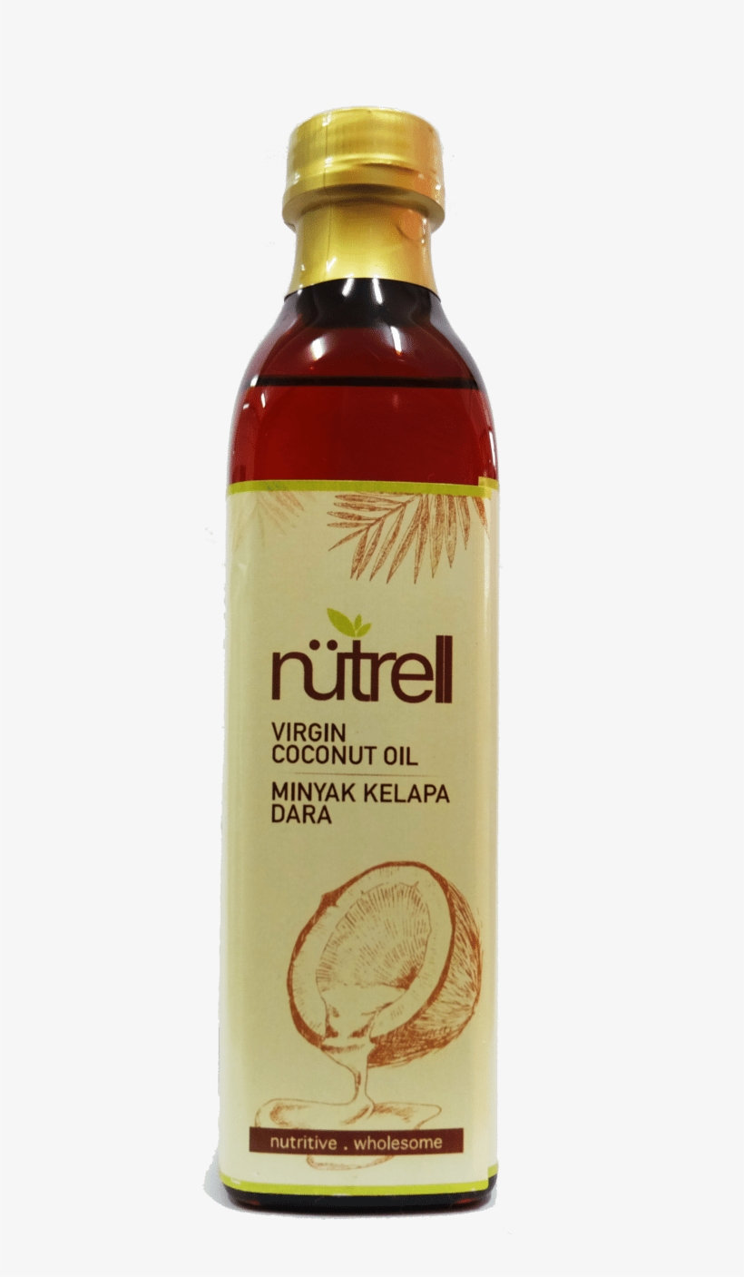 Virgin Coconut Oil 400ml - Glass Bottle, transparent png #9446886