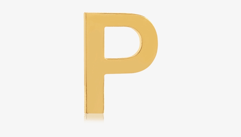 Letter P - Golden Letter P Png, transparent png #9448117