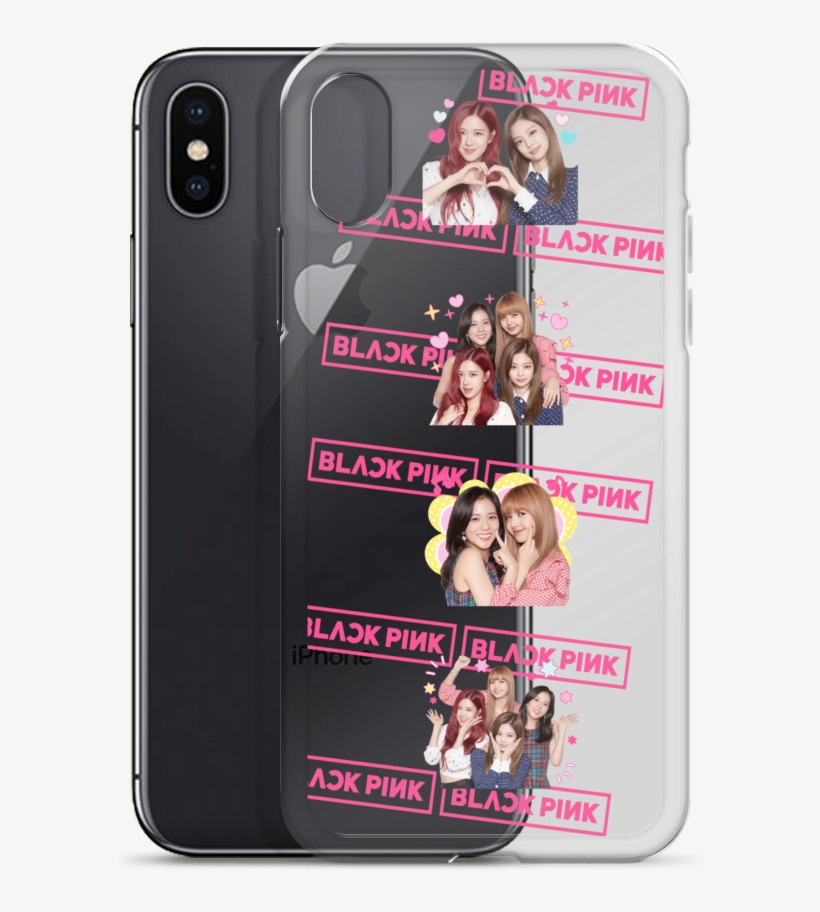 K-pop Blackpink All Members Cute Face Jennie , Rosé - Clear Case Mockup Free, transparent png #9448211
