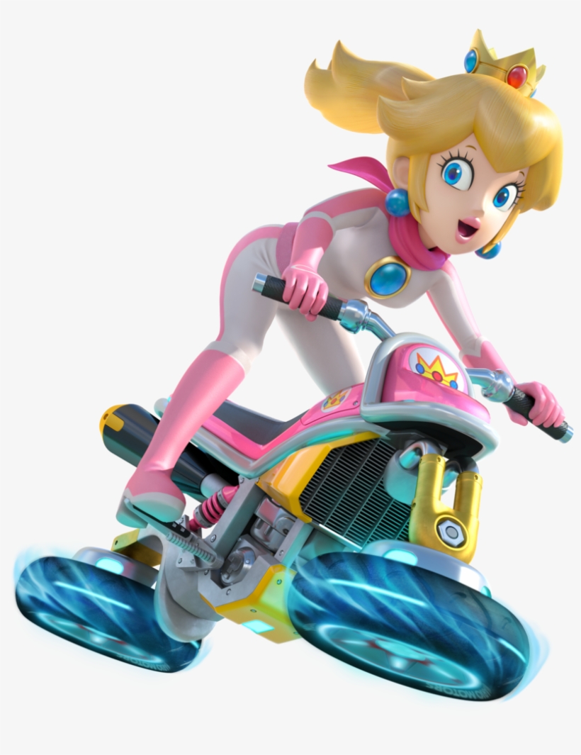 061413 Princess Peach Mario Kart 8 Official Artwork - Peach Mario Kart 8, transparent png #9448553
