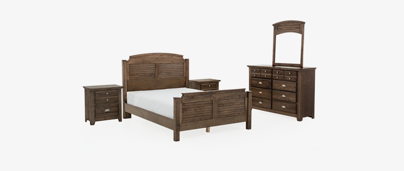 Image For Brown Birch Wood Bedroom Set - Chambre A Coucher Brault Et Martineau, transparent png #9448984