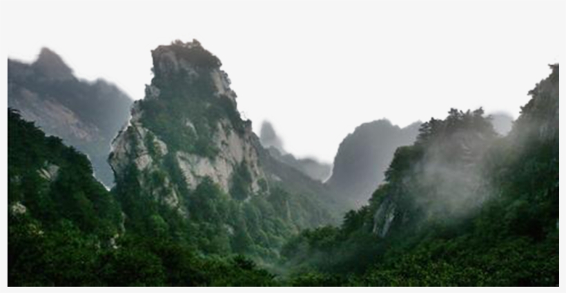 Svg Royalty Free Library Technical Drawing Fog Mountains - Mountains Png, transparent png #9449208