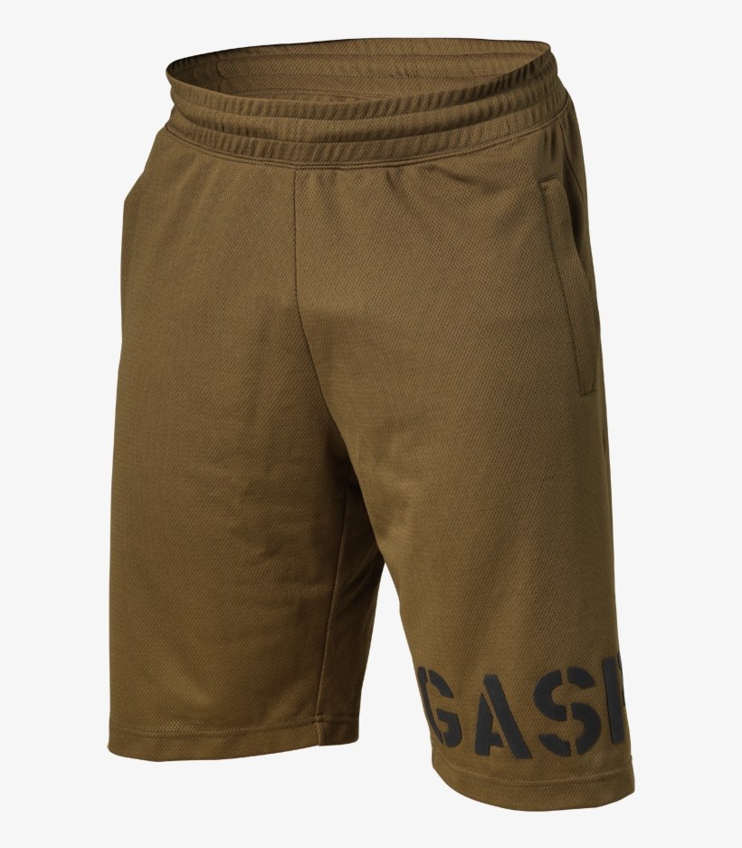 Gasp Essential Mesh Shorts Military Olive, transparent png #9449389