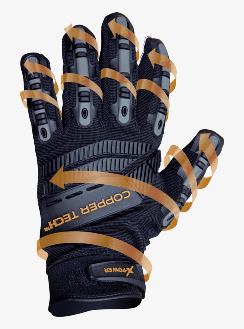 Copper Infused Workman/mechanic Gloves - Inline Skating, transparent png #9449576