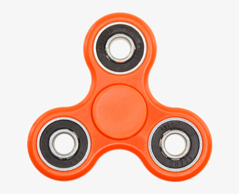 Hand Tri Spinner Anti-stress Fidget Toy - Orange Fidget Spinner Ebay, transparent png #9449637