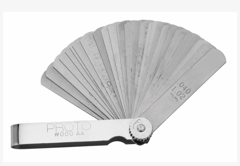 Proto 25 Blade Master Short Feeler Gauge Set - Stanley Feeler Gauge Proto, transparent png #9449679