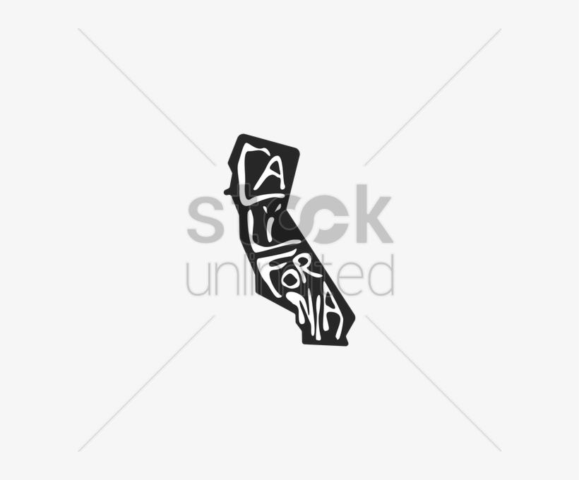 California State Map Vector Image - Design, transparent png #9449839