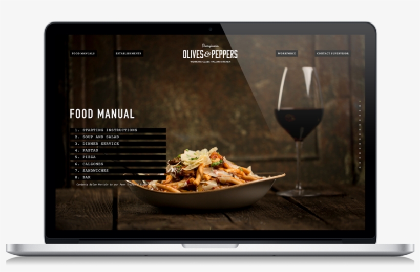 Restaurant Website Olives And Peppers Bootstrap Desgin - Breakfast, transparent png #9451004