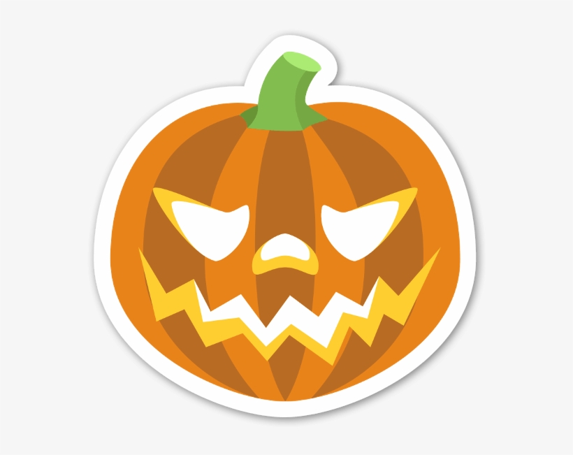 Jack O Lantern Sticker, transparent png #9451195