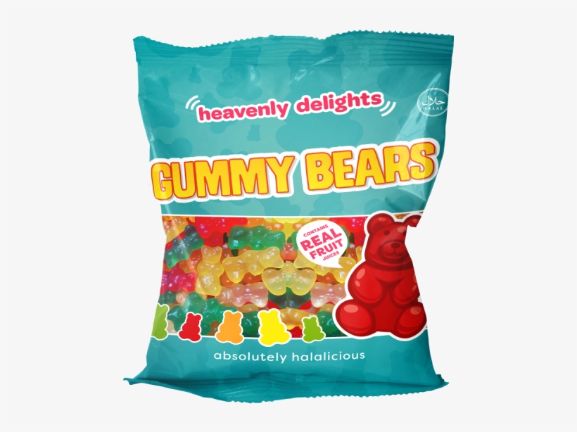 Heavenly Delights Halal Gummy Bears 80g - Radiatori, transparent png #9451769