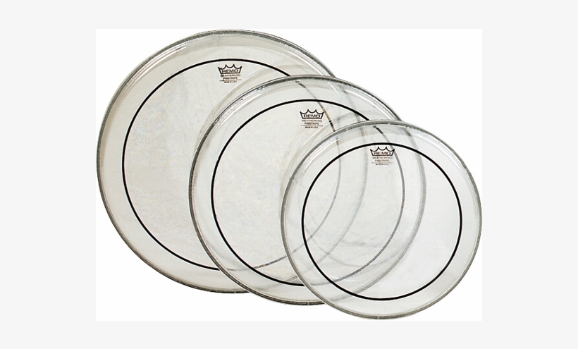 Remo Clear Pinstripe Pack 12, 13, 16″ - Set De Parches Remo Pinstripe, transparent png #9452462