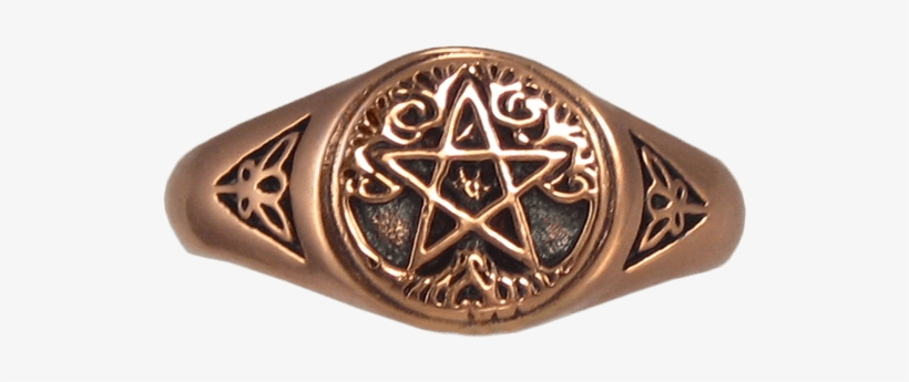 Copper Tree Pentagram Ring - Pentacle, transparent png #9452553