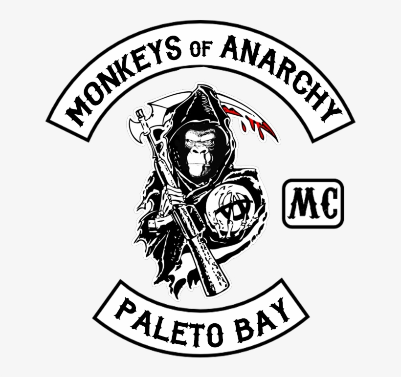 Monkeys Of Anarchy Mc Logos - Sons Of Anarchy, transparent png #9452814