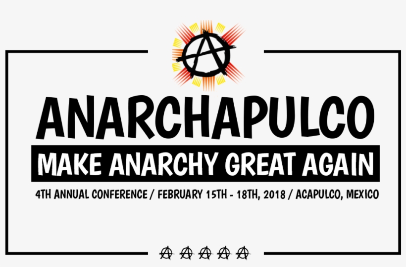 Make Anarchy Great Again Sponsored By Bitcoin - Graphic Design, transparent png #9452911
